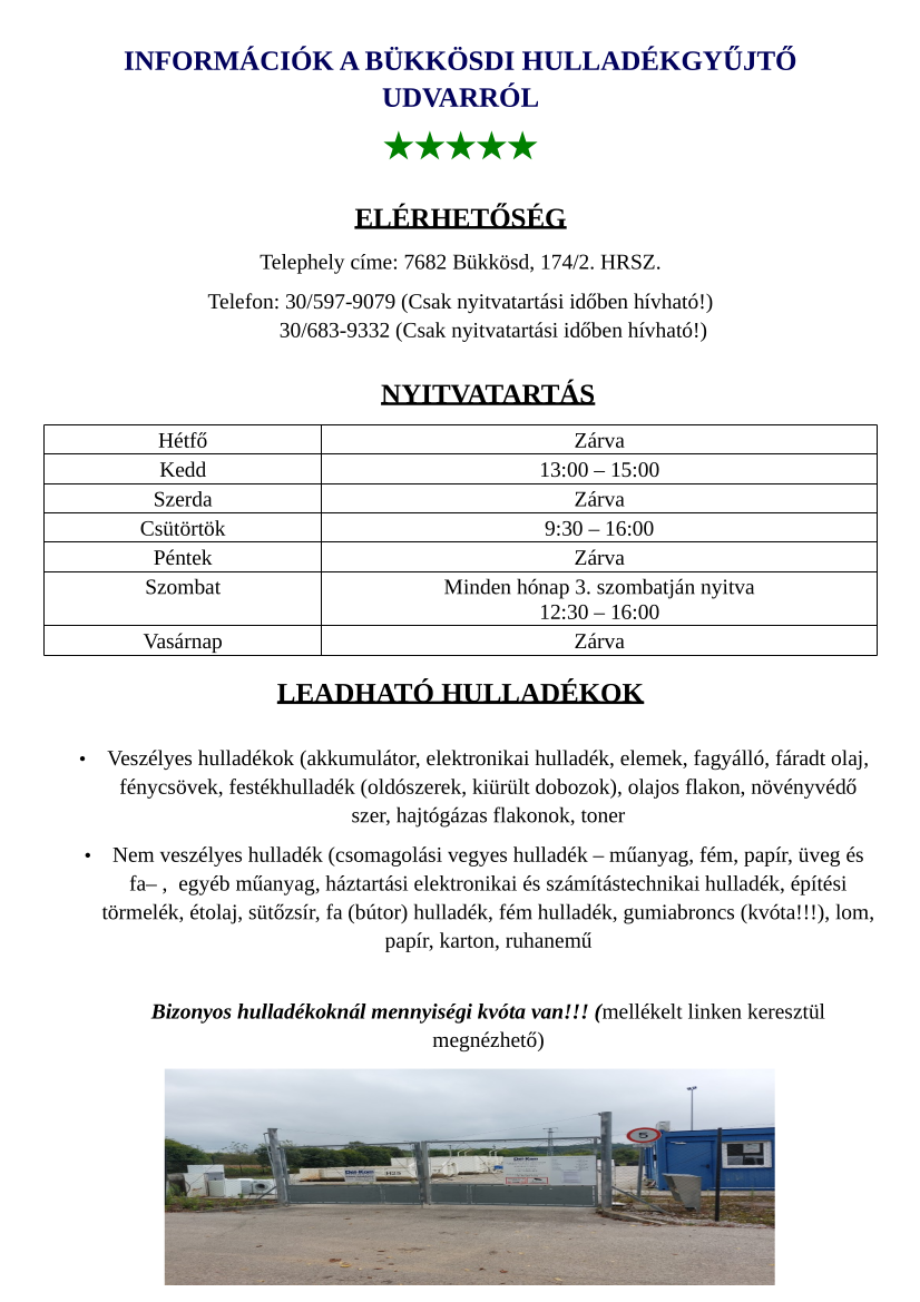 hulladékudvar